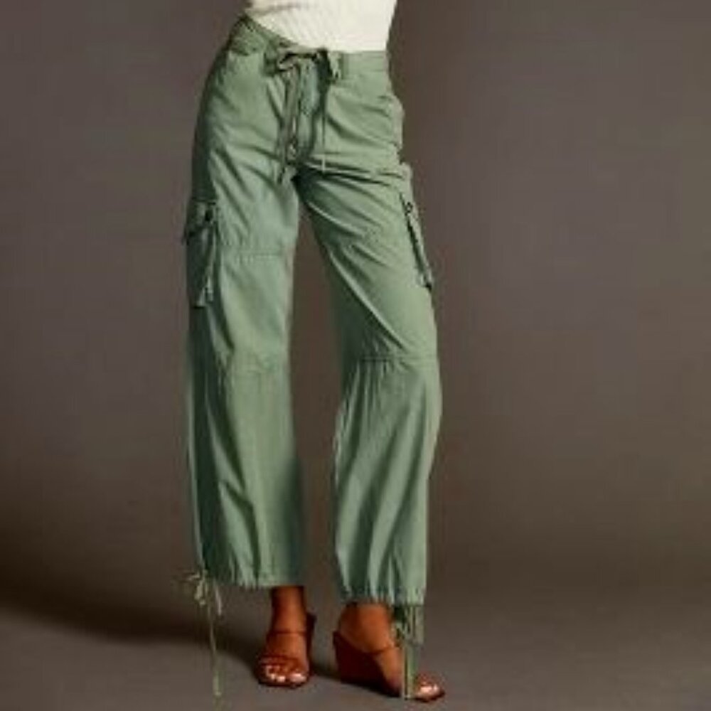 Anthropologie Wide-Leg Cargo Pants